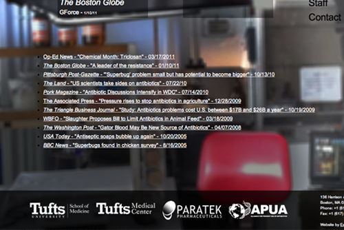 Web design: Tufts University School of Medicine